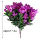 thumbnail image 2 of Ramo de flores artificiales Simulación Adorno floral Mesa Centro de mesa Oficina en casa Decoración de flores, Morado oscuro Speravity HA8263-01B, 2 of 6