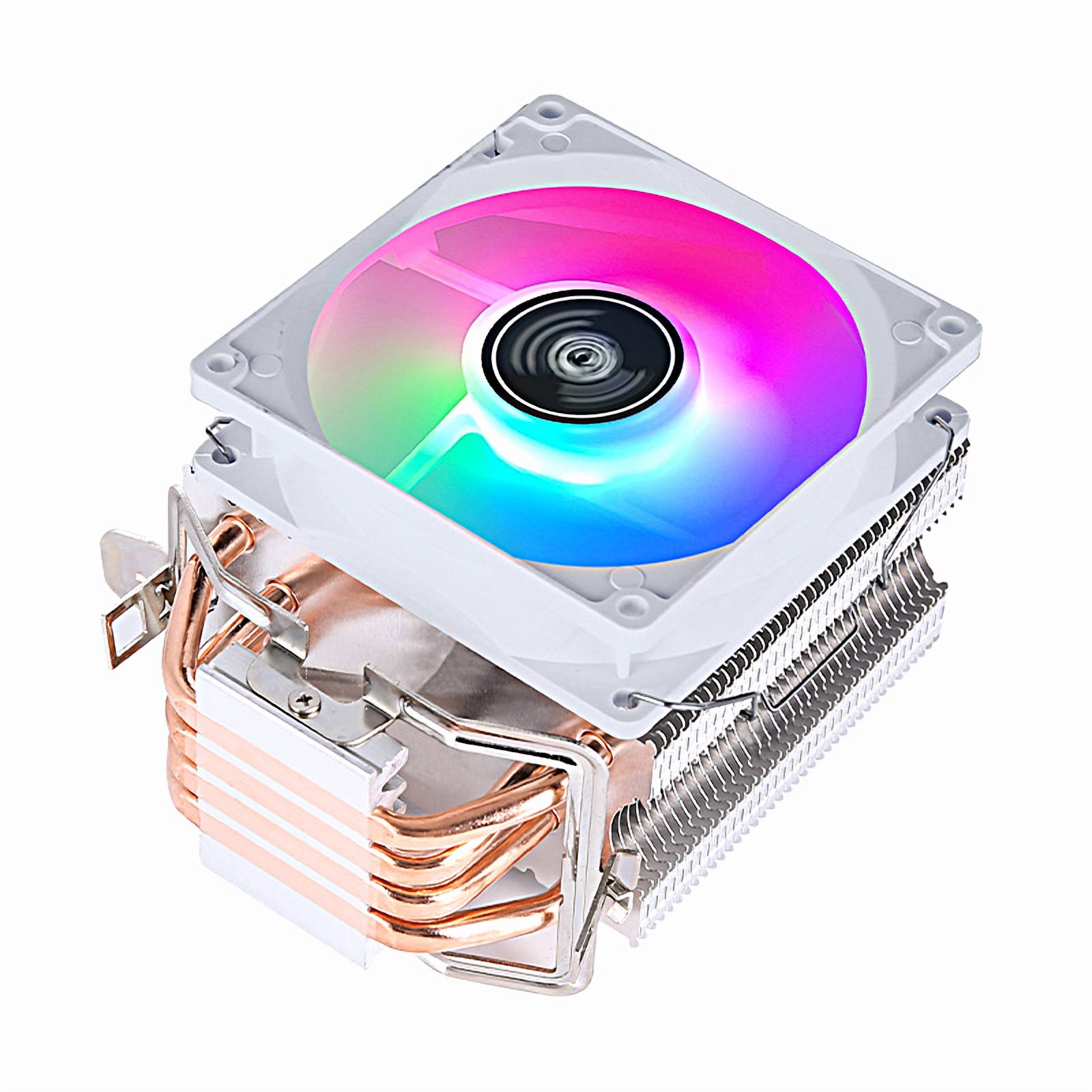CPU Cooling Fan 4 Heat Pipe Cooler Processor Efficient Air-Cooled 3P/4P Installing LGA775 115x 1200 1700 1356 1366 AMD i3 i5 i7