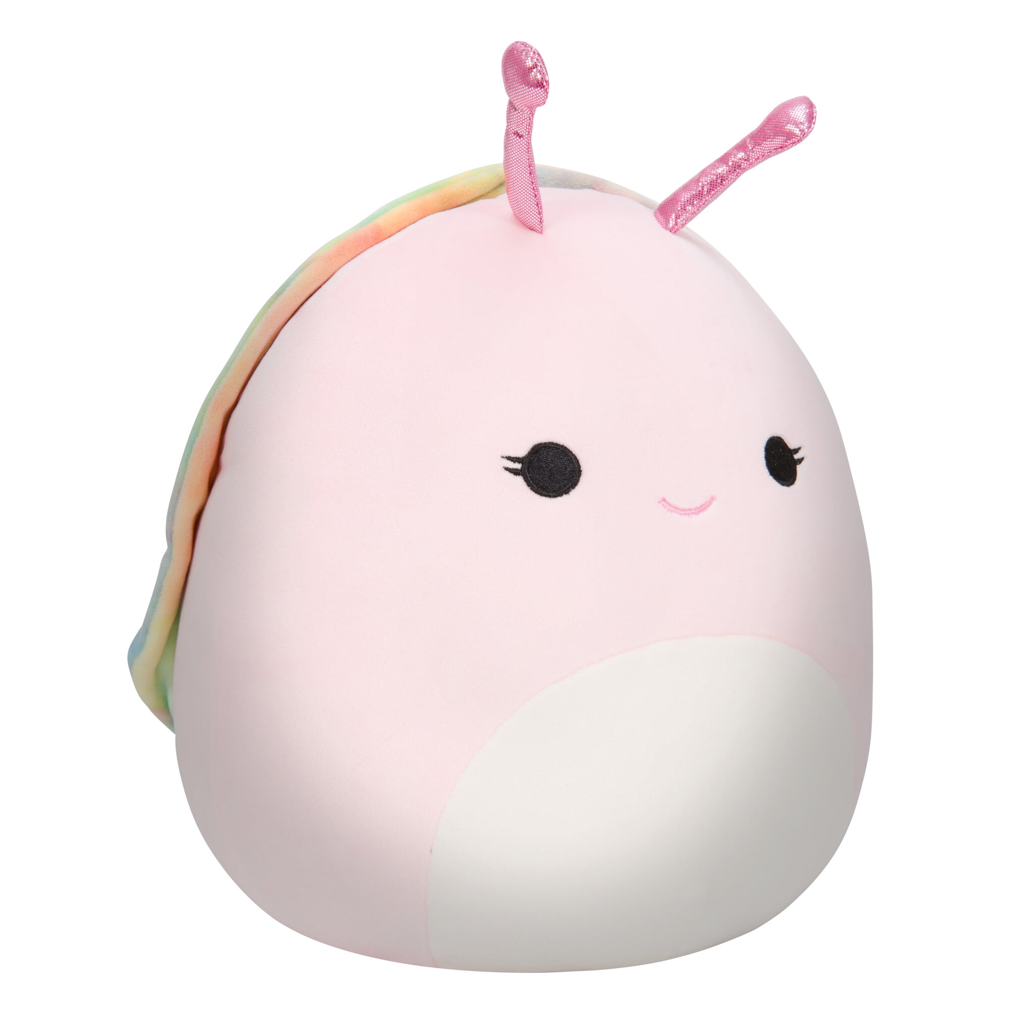 Squishmallows 10 inch Silvina the Pink Snail - Child's Ultra Soft Stuffed Plush Toy