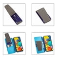 thumbnail image 6 of OnePlus Nord N200 5G Case,PU Leather Flip Folio Wallet Case with Card Slots Holder Kickstand Detachable Shoulder Strap Shockproof Anti-Scratch Protective Cover for OnePlus Nord N200 5G,Purple, 6 of 6
