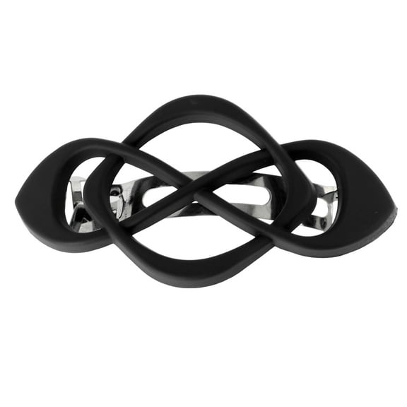 Unique Bargains 1 Pc Fashion Grace Hair Clips Hairdo Clip for Women 3.19"x1.65"x0.98" Black