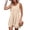 Beige, variant on SHINE UP Swimsuit Coverups Summer Dresses for Women Eyelet Twisted Sundress Sleeveless Dress