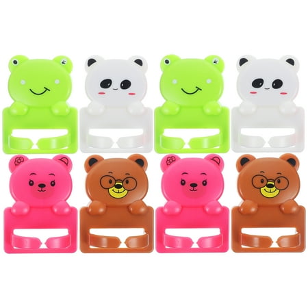 

8Pcs Power Cord Storage Hooks Cartoon Adhesive Hooks Socket Hooks for Home