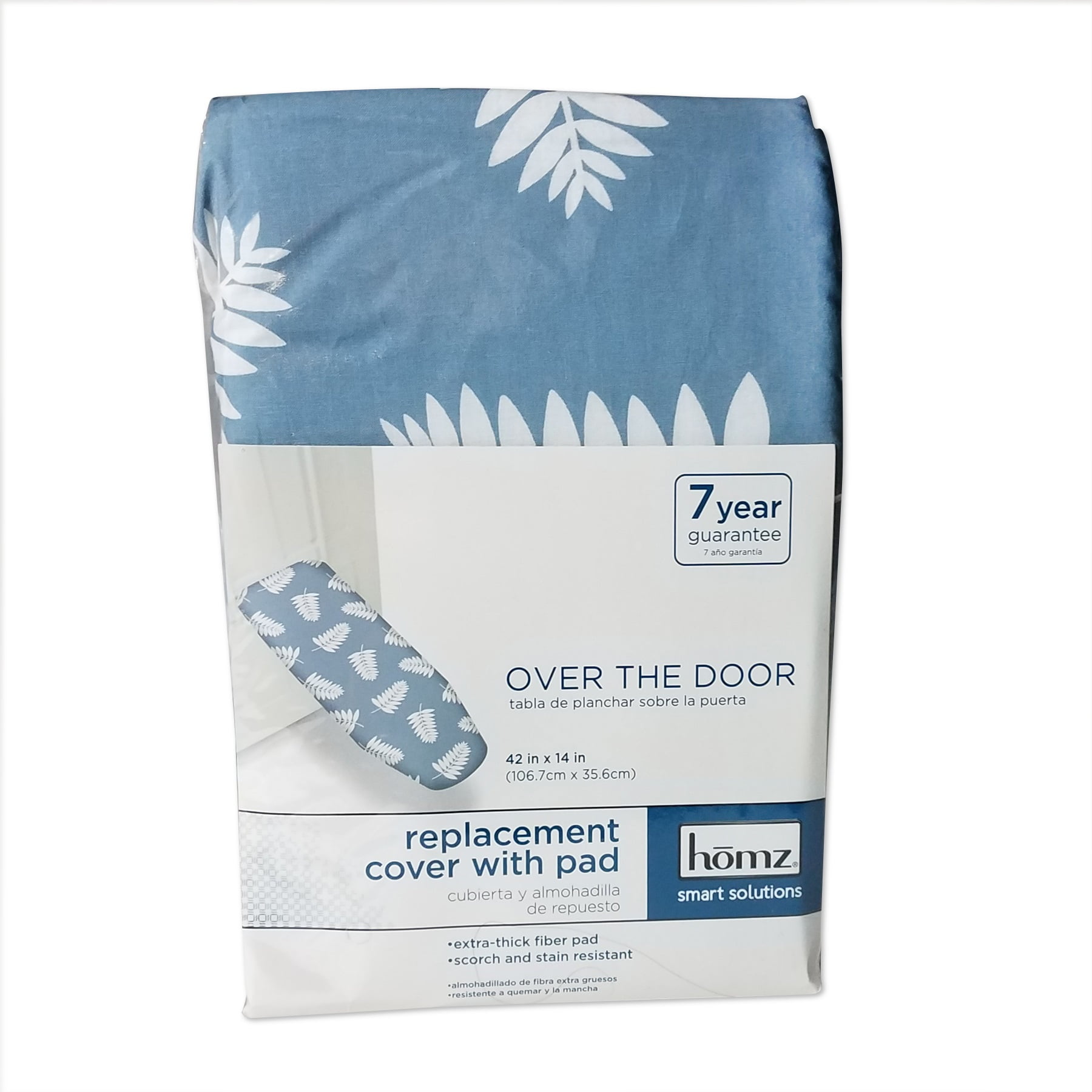 Homz Over The Door Ironing Board 42 L X 14 W Blue Tools Home