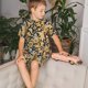 thumbnail image 4 of Balery Mushrooms Honeycomb Conjunto de Pijama Infantil de Manga Corta con Estampado – Ropa de Dormir de Algodón Suave-3X-Large, 4 of 6