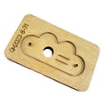 thumbnail image 3 of Wood Leather Cutting Die Pendant Cutting Tools Leather Template Cutting Mold, 3 of 8