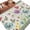 Green, variant on 5'x8' Area Rugs, Spring Flowers Indoor Outdoor Area Rug for Living Room Bedroom, Retro Boho Botanical Florals Butterfly Washable Bathroom Rugs Kitchen Floor Carpet Mats Home Decor Aesthetic