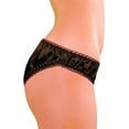 thumbnail image 5 of Merise Womens Sexy Silk Satin Bikini With Different Types Of Color & Lace Combination ! (Wine Lace- Black- Medium), 5 of 6