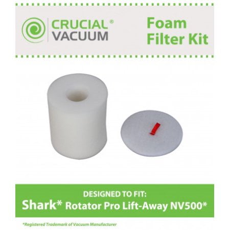 Shark Rotator Pro Lift-Away NV500 Kit de Filtre en Mousse, Pièce XFF500