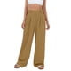 thumbnail image 1 of Pantalones de Traje Anchos para Mujer, Holgados, de Cintura Alta Elástica, Informales, Largos, Color Cúrcuma, Talla XXL, 1 of 7