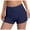 Dark Blue, variant on Women's Swim Shorts High Waisted Bathing Suit Bottoms Swimsuit Tankini Boy Shorts with Liner(Dark Blue,XL)