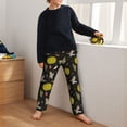 thumbnail image 5 of Hirioo yellow Pumpkin Corn for Teenagers' Pajama Pants Womens Lounge Pants with Pockets Pj Bottoms Pants for Men-Large, 5 of 6
