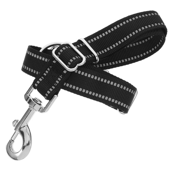 BESTOYARD Black Double Dog Leash Coupler with Water Resistant Nylon Material