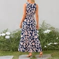 thumbnail image 3 of IWEMEK Womens Dress Long Wedding Guest Formal Dresses Flutter Elegant Cocktail Sundresses Summer Fancy Color Block Outfit, 3 of 7