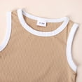 thumbnail image 4 of Christmas! Ohufall Baby Girl Baby Boy Clothes, Newborn Infant Baby Girls Boys Sleeveless Ribbed Solid Knit Jumpsuit Clothes, 4 of 9