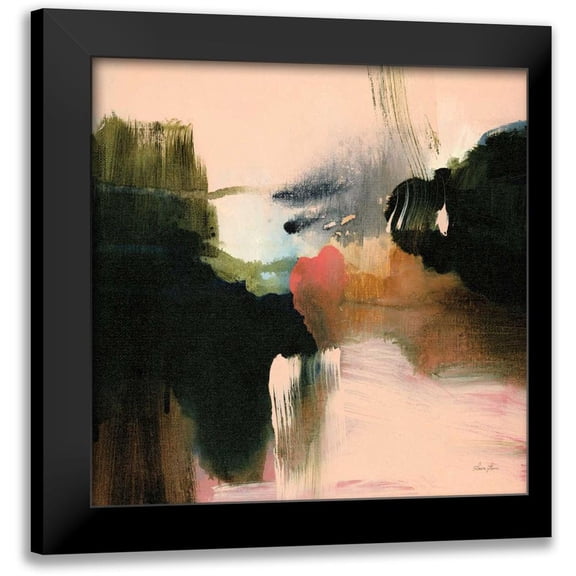 Horn, Laura 12x12 Black Modern Framed Museum Art Print Titled - Deep Creek