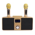 thumbnail image 2 of FAGINEY Haut-Parleur de Karaoké Portable, Microphone de Karaoké Sans Fil pour Famille KTV Kit de Son de Haute Qualité, Microphone Sans Fil Carte Audio en Direct Machine de Karaoké, 2 of 8