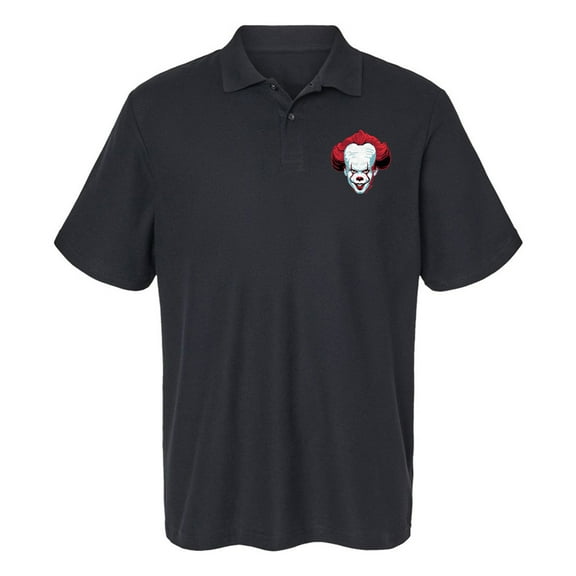 IT Pennywise Come Home Cotton Polo Shirt, Black, X-Large