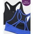 thumbnail image 2 of Fruit of the Loom Girls' Stay Dry 2-Pack Racerback Sports Bra, 2 of 4