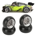 thumbnail image 4 of RC Drift Tire, Powerful Cushioning 1/28 RC Tire High Wear Resistance  For Rough Road  Color, 4 of 8