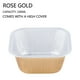 thumbnail image 1 of Moldes de Aluminio Reutilizables para Cupcakes, con Tapa, Resistentes Al Calor, Sin Bandeja para Hornear, Ideales para Cupcakes y Postres, para Fiestas o Bodas, Juego de 100 Unidades., 1 of 2