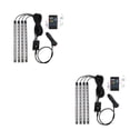 thumbnail image 1 of Riwesomey Tiras de luces LED para coche, Interior debajo del tablero, ventana trasera, lámpara de ambiente, Kit de decoración de vehículo activado por Type5 NO5 Riwesomey CBP227757, 1 of 6