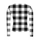 thumbnail image 5 of RKSTN Women's Long Sleeve Ribbed Knitted Shirts Oversized Crewneck Plaid Print Slim T Shirts Top Womens Casual Plus Size Round Neck Checkered Printed Stretch Loose Comfy Tee Fall Spring Clothes, 5 of 8