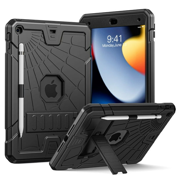 Funda SIBEITU para iPad 9.ª generación de 10.2 pulgadas 2021 con soporte para lápices