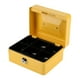 thumbnail image 3 of Mini caja de seguridad portátil de acero para el hogar, caja de seguridad pequeña con cerradura para dinero en efectivo, color amarillo, 1 ud., 3 of 8