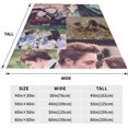 thumbnail image 3 of Flannel Blanket The Movie Twilights Nap Blanket Air Conditioning Blankets Couch Bed Office Blankets Soft and Cozy 60"X50", 3 of 6