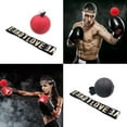 thumbnail image 4 of 1x Speed Reflex Fight Ball Headband MMA Boxing Training Box Boxer Exercise A6Y5, 4 of 6