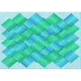 thumbnail image 1 of Ahgly Company Machine Washable Indoor Rectangle Transitional Turquoise Green Area Rugs, 4' x 6', 1 of 7