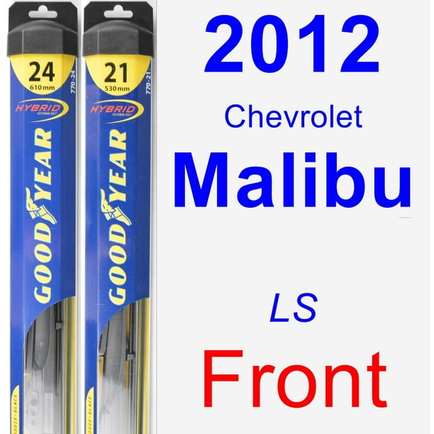 2012 Chevrolet Malibu (LS) Wiper Blade Set/Kit (Front) (2 Blades