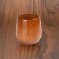 thumbnail image 5 of Handmade Jujube Wood Tumbler Set – 2-Pack Natural Wooden Cups for Tea, Coffee or Beer, 8"x7" (Wood), 5 of 5