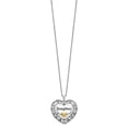 thumbnail image 2 of 925 Sterling Silver Cable Necklace with Pendants Chain Sentimental Expressions Gold-plated Antiqued Daughter 18in. 18 inch, 2 of 6