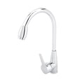 thumbnail image 1 of Mix Tap Kitchen Tap Sturdy Abrasionresistant Durable Standing Rotated Mix Tap Faucet In Kitchen With Pipe, 1 of 8