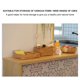 thumbnail image 5 of (Tres compartimentos) caja de almacenamiento tejida de ratán, mesa de centro, cesta de almacenamiento para aperitivos, 5 of 5