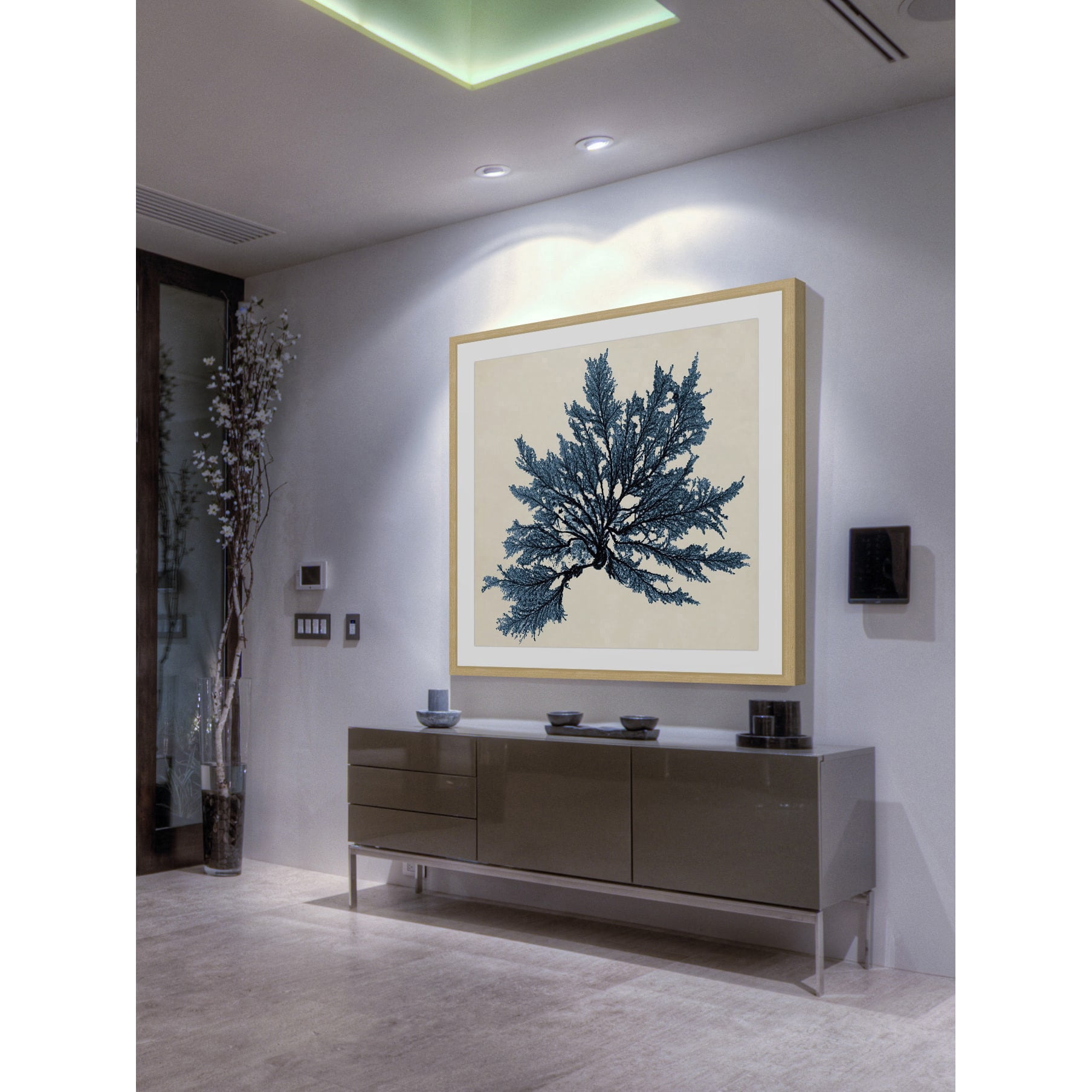 Marmont Hill "Coastal Seaweed IX" Framed Painting Print