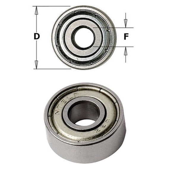 CMT 791.005.00 Bearing, 22mm Diameter, 8mm Smaller Diameter