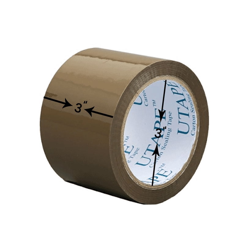 Tan Color Carton Box Sealing Packing Tape, 3