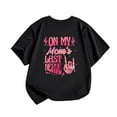 thumbnail image 4 of Tiijoy Toddler Girls Graphic Tee Fashion Letter Print T-Shirt Short Sleeve Crew Neck T Shirt, 4 of 4