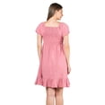 thumbnail image 2 of Vestido Maternidad Mujer Algodón Fresco Cómodo Vestido Embarazo Primavera Casual Amplio Color Rosa, 2 of 4