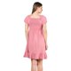 thumbnail image 2 of Vestido Maternidad Mujer Algodón Fresco Cómodo Vestido Embarazo Primavera Casual Amplio Color Rosa, 2 of 4