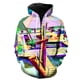 thumbnail image 1 of Sudadera con capucha y cremallera para hombre, diseño de grafiti abstracto, estilo hip hop, con estampado 3D, estilo Harajuku, gran oferta 2024, 1 of 6