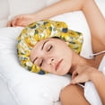 thumbnail image 6 of Yiaed Blue Floral Sunflower Print Satin Bonnet Silk Bonnet Hair Bonnet for Sleeping Hair Bonnets, 6 of 6