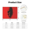 thumbnail image 2 of Lsque Minimalist Skull Red Print Wall Art – Decorative Picture for Living Room, Bedroom, and Office (Horizontal), 2 of 6