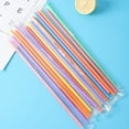 thumbnail image 5 of Clearance! Boovnll 700Pcs Plastic Straws, 10" High Flexible Colorful Bendy Food Grade Straws Disposable for Home, Party, Restaurant, Milk, Cocktail, Drinks, Coffee, Straws, 5 of 9