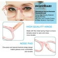 thumbnail image 3 of OCCI CHIARI Lightweight Designer Acetate Frame Stylish Reading Glasses for Women with Acrylic Clear Lens (Pink, 1.50), 3 of 6