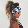 thumbnail image 2 of CAIXIA Cute Headbands For Women Womens Bandana Style Printed Elastic Headband Stretch Hair Wrap Casual Fashion Hair Accessory, 2 of 3