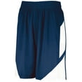 thumbnail image 2 of Augusta M Step-Back Basketball Shorts Navy/White 1733, 2 of 2